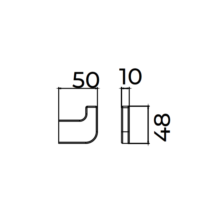 Percha NOVA cromo - CAN007-01 2