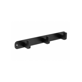 Percha triple NOVA negro mate - CAN007-02/NG 1