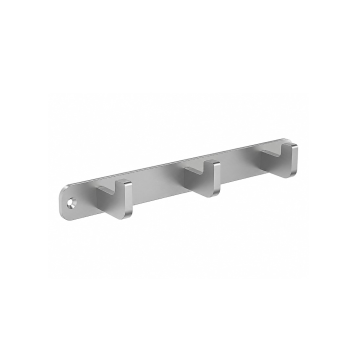 Percha triple NOVA niquel cepillado - CAN007-02/NQ 1