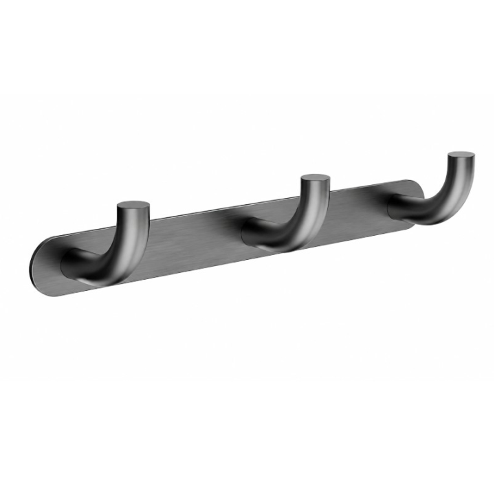 Percha triple PURE black gun metal - CAP005-02/BGM 1