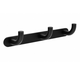 Percha triple PURE negro mate - CAP005-02/NG 1