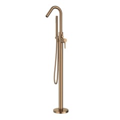 Monomando baño-ducha a suelo ADAGIO cobre cepillado - 918503DCOC - Ramón Soler