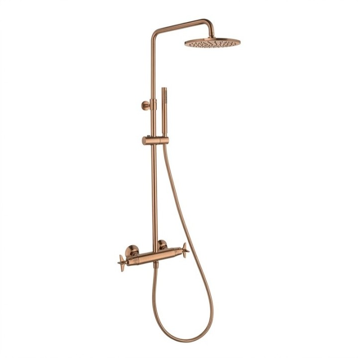 Conjunto termostático ducha ADAGIO cobre cepillado - 915411RM300CUC 1