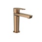 Monomando lavabo ALEXIA cobre cepillado - 360401CUC