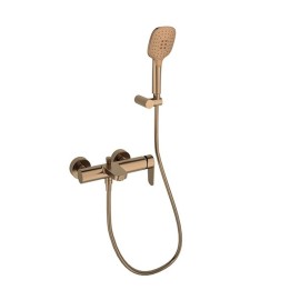 Monomando baño-ducha ALEXIA cobre cepillado - 360501Q3CUC 1