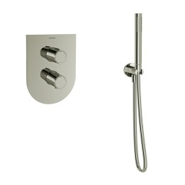 Kit termostático ducha empotrado Tzar níquel cepillado - SK3487011NC 1