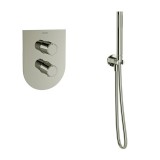 Kit termostático ducha empotrado Tzar níquel cepillado - SK3487011NC 1