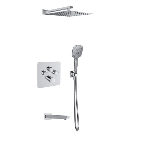 Kit termostático ducha empotrado 3-vías RS SMART cromo - K85T3011 - Ramón Soler