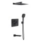 Kit termostático ducha empotrado 3-vías RS SMART negro mate - K85T3011NM