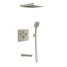 Kit termostático ducha empotrado 3-vías RS SMART níquel cepillado - K85T3011NC 1