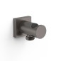 Soporte ducha con toma TRES grafito - 21118221GR