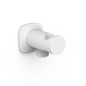 Soporte ducha con toma TRES blanco mate - 22218201BM