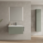 Mueble baño suspendido VORA 1 / 2 cajones lavabo integrado Enzo - Royo Group Mueble baño suspendido VORA 1 / 2 cajones lavabo integrado Enzo - Royo Group
