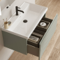Mueble baño suspendido VORA 1 / 2 cajones lavabo integrado Enzo - Royo Group Mueble baño suspendido VORA 1 / 2 cajones lavabo integrado Enzo - Royo Group
