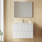 Mueble baño suspendido VORA 2 / 4 cajones lavabo integrado Enzo - Royo Group Mueble baño suspendido VORA 2 / 4 cajones lavabo integrado Enzo - Royo Group