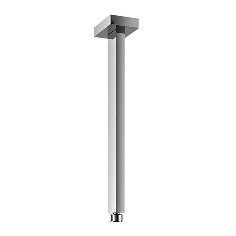 Brazo techo cuadrado 300 mm cromo - BVK300