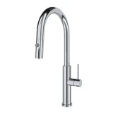 Monomando fregadero caño extraíble PURE WATER cromo - 848811 1