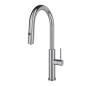 Monomando fregadero caño extraíble PURE WATER inox cepillado - 848811IC