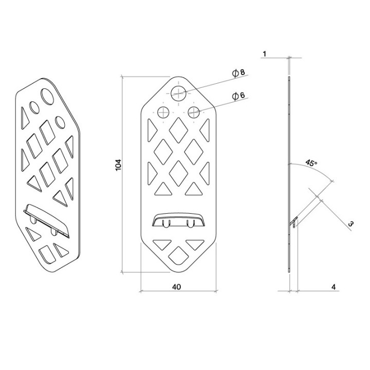 Grapa clip 6 mm. PEYGRAN - 03052001E 2