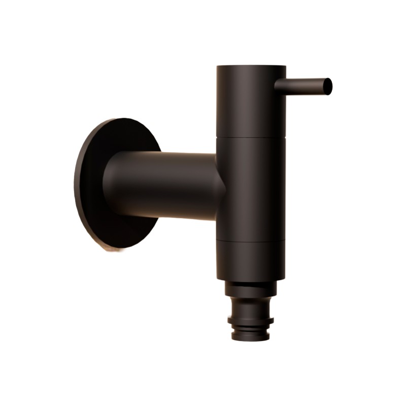 Grifo auxiliar jardín ARCHES acero inox S.316 negro mate - GAA001/ANG