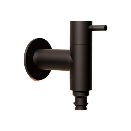 Grifo auxiliar jardín ARCHES acero inox S.316 negro mate - GAA001/ANG - IMEX