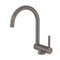 Monomando fregadero caño abatible TRES grafito - 23033502GR