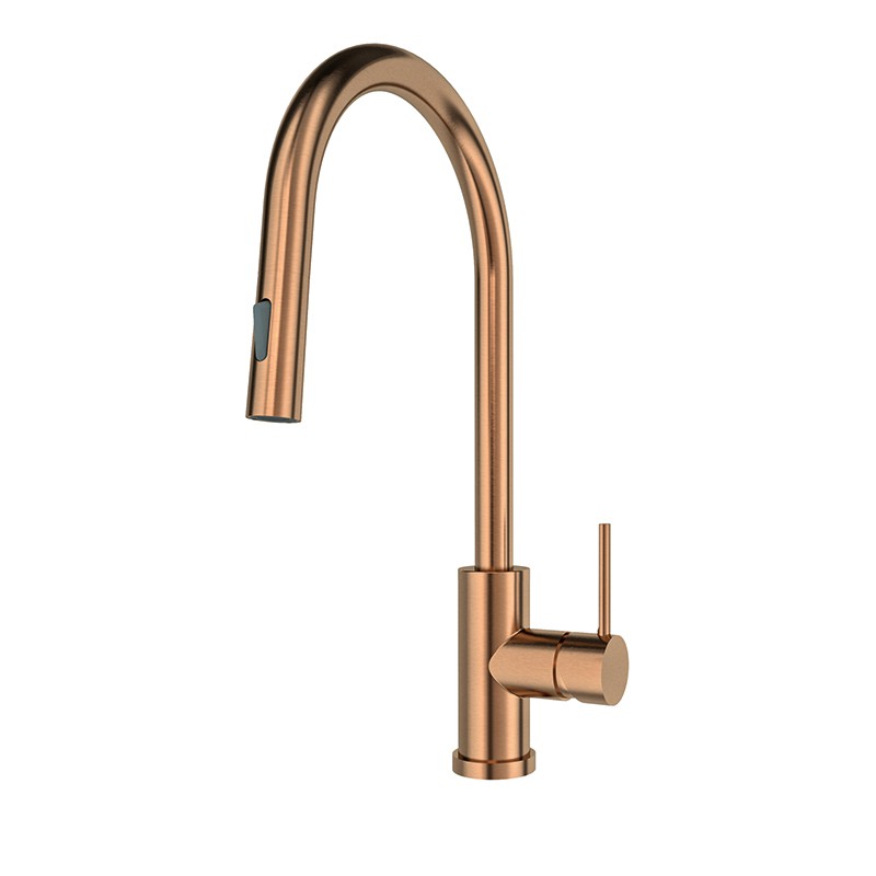 Monomando fregadero caño extraíble MAMMA MIA cobre cepillado - 841901V1CUC