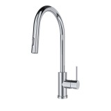 Monomando fregadero caño extraíble MAMMA MIA cromo - 841901V1 1
