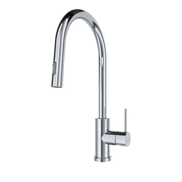 Monomando fregadero caño extraíble MAMMA MIA cromo - 841901V1 1