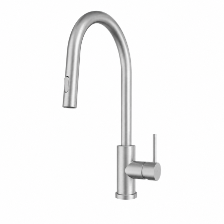 Monomando fregadero caño extraíble MAMMA MIA inox cepillado - 841901V1IC - Ramón Soler