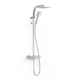 Conjunto termostático ducha OVER-WALL cromo - 19039311 1