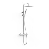 Conjunto termostático ducha OVER-WALL cromo - 19038709 1