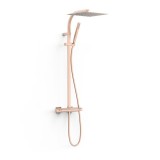Conjunto termostático ducha OVER-WALL oro rosa mate - 19039305OPM 1