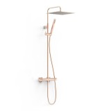 Conjunto termostático ducha OVER-WALL oro rosa mate - 19039307OPM 1
