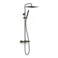 Conjunto termostático ducha OVER-WALL negro bronce - 19039307KMB - Tres