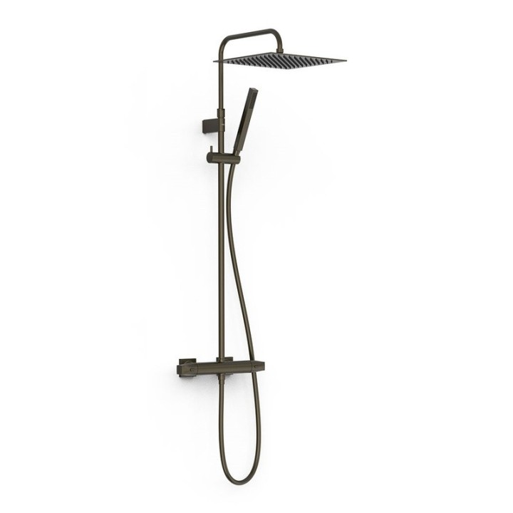 Conjunto termostático ducha OVER-WALL negro bronce - 19039307KMB 1