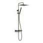 Conjunto termostático ducha OVER-WALL negro bronce - 19039307KMB