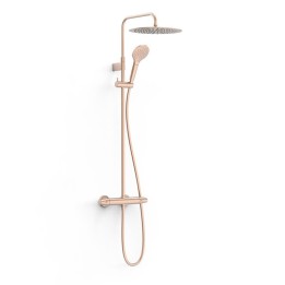 Conjunto termostático ducha OVER-WALL oro rosa mate - 19038705OPM 1