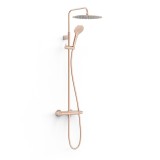 Conjunto termostático ducha OVER-WALL oro rosa mate - 19038705OPM 1