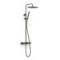 Conjunto termostático ducha OVER-WALL negro bronce - 19039302KMB