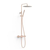 Conjunto termostático ducha OVER-WALL oro rosa mate - 19039302OPM 1