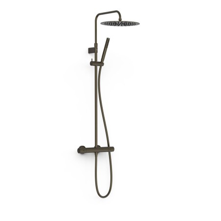 Conjunto monomando ducha FUJI-TRES negro bronce - 28119101KMB- Tres