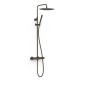 Conjunto monomando ducha FUJI-TRES negro bronce - 28119101KMB