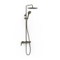 Conjunto monomando ducha FUJI-TRES negro bronce - 28119701KMB