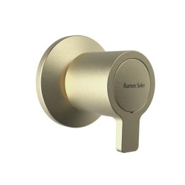 Llave de paso 1/2" BLAUTHERM níquel cepillado - 9407021/2X1NC 1