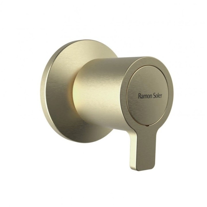 Llave de paso 1/2" BLAUTHERM níquel cepillado - 9407021/2X1NC 1