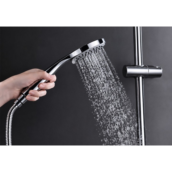 Conjunto termostático ducha CRETA cromo - BTC018 6