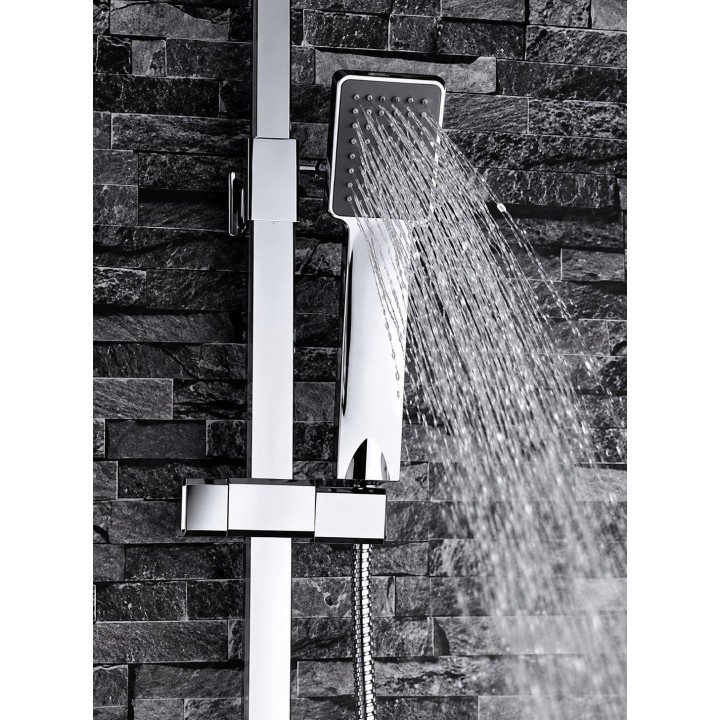 Conjunto termostático ducha VIGO cromo - BTV013 5