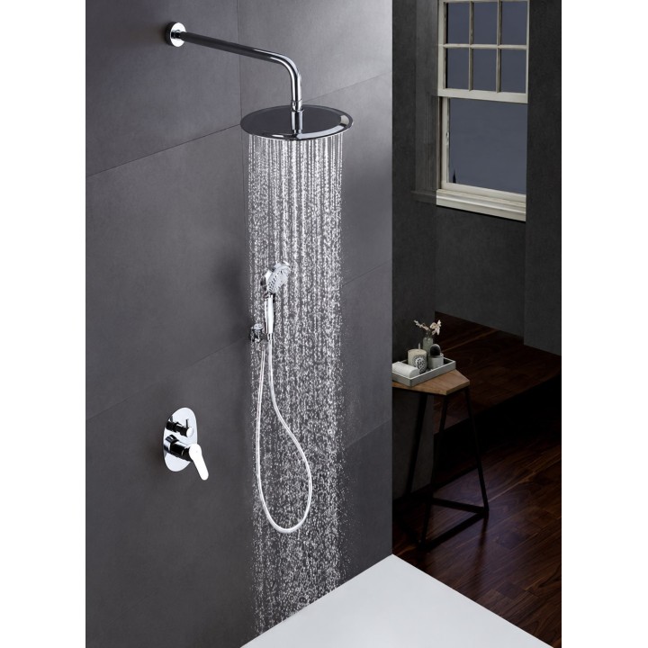 Kit monomando ducha empotrado 2-vías OSLO cromo - GPE005 4