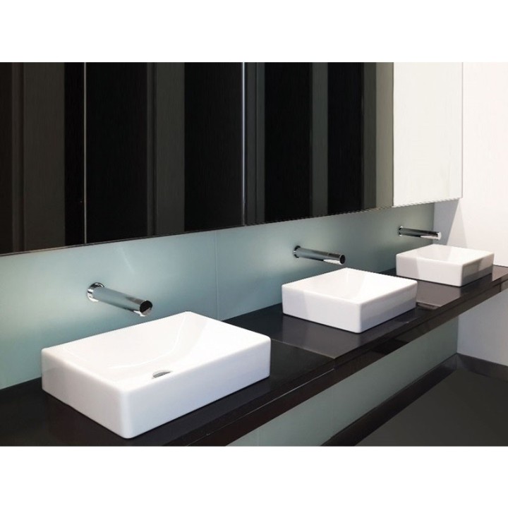 Grifo lavabo electrónico mural SOLTRONIC cromo - 8120TB 2